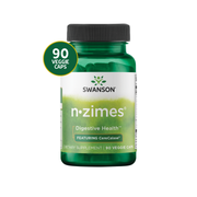 Swanson N-zimes Dairy 90 Veg Caps Sabor Sin Sabor