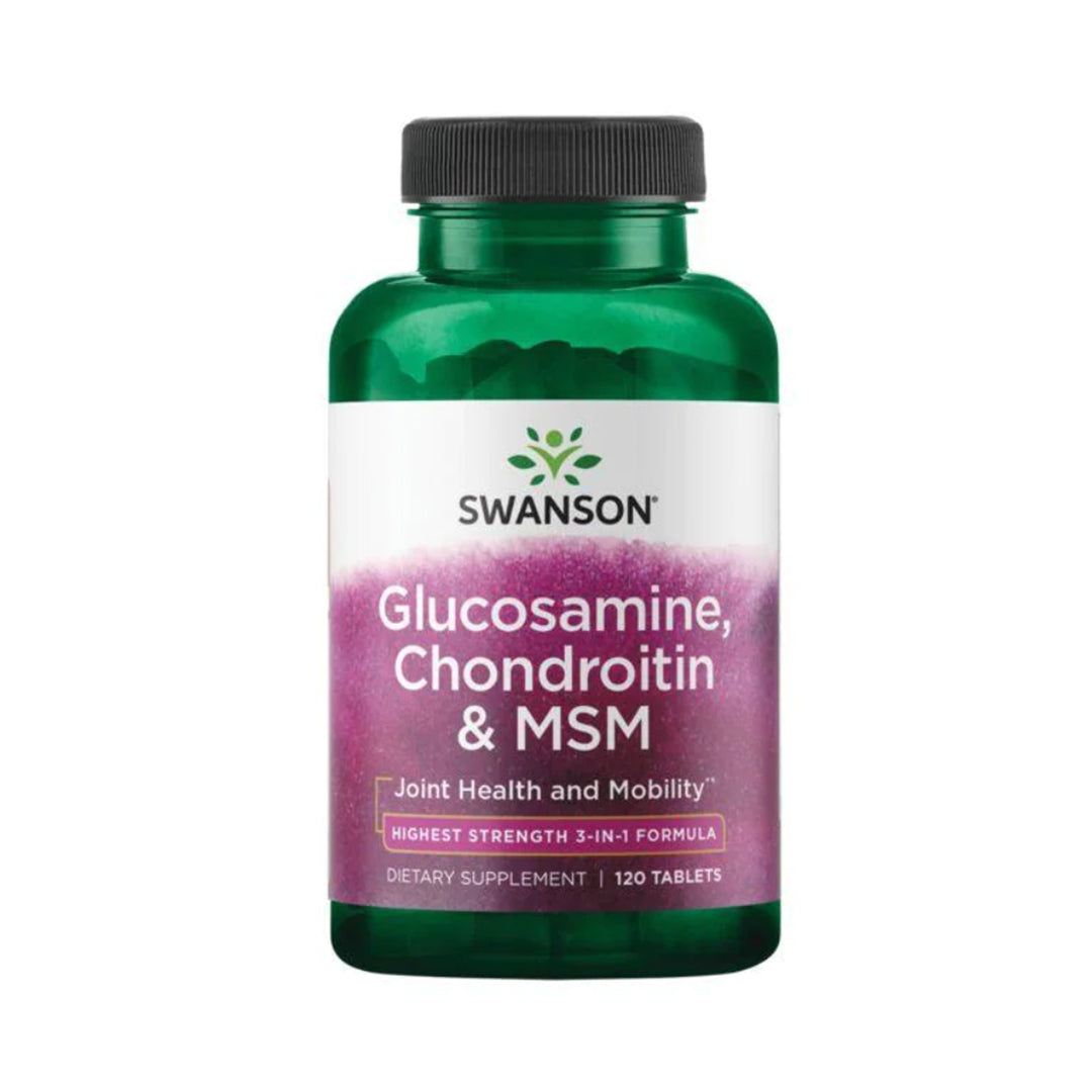 Glucosamine Chondroitin & Msm - Highest Strength 3-in-1 Form