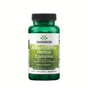 Adaptogenic Herbal Complex With Rodhiola Ashwagandha & Ginseng Swanson 60 Cápsulas