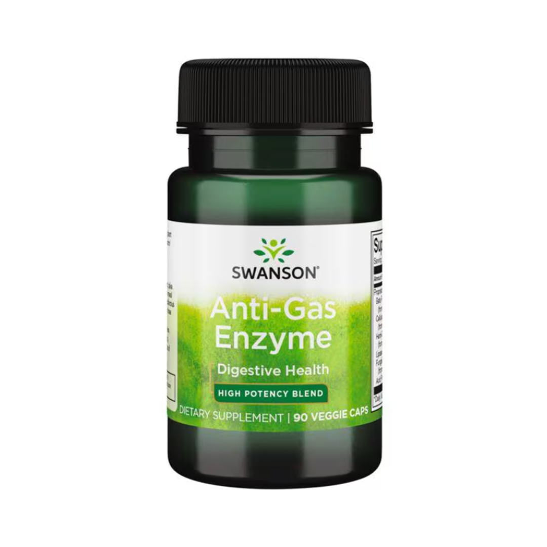 Swanson Anti-gas Enzyme 40mg 90 Veg Caps