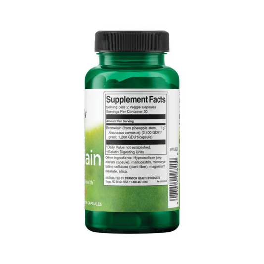 Swanson Bromelain 500 mg 60 Veg Caps