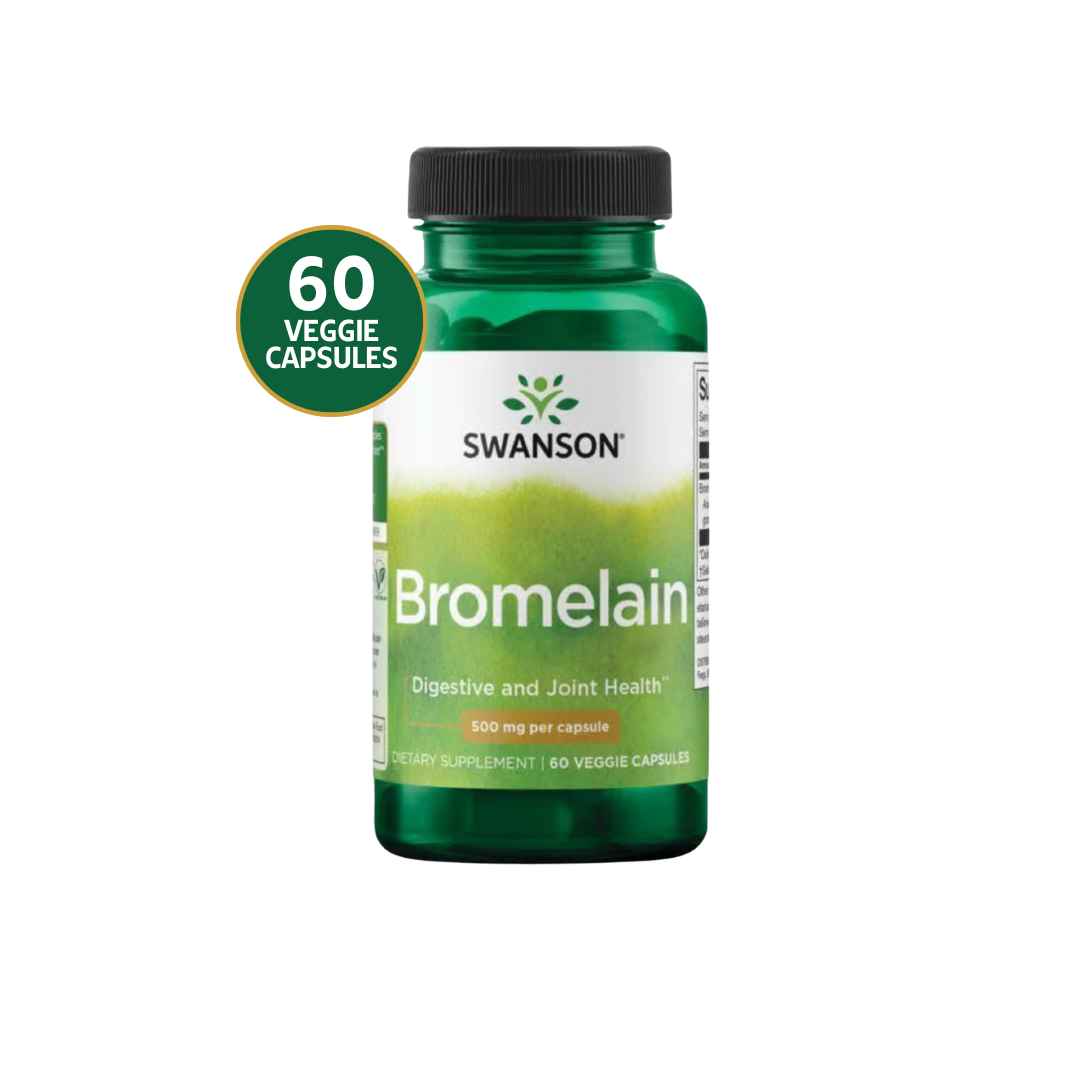 Swanson Bromelain 500 Mg 60 Veg Caps