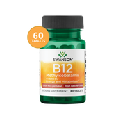 Vitamin B 12 Methylcobalamin Swanson 5,000 mcg 60 tabletas