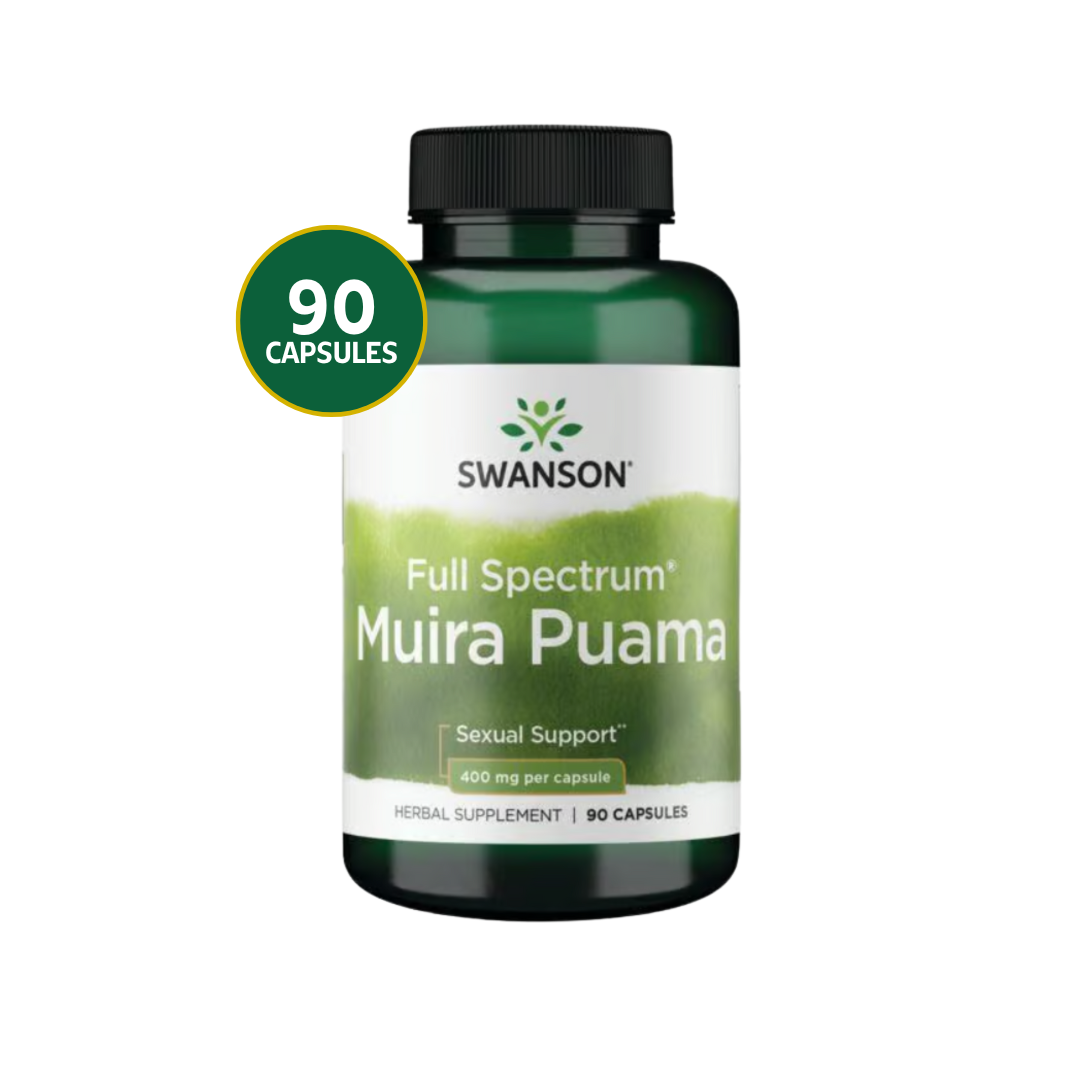 Muira Puama Swanson 400 mg 90 Capsulas