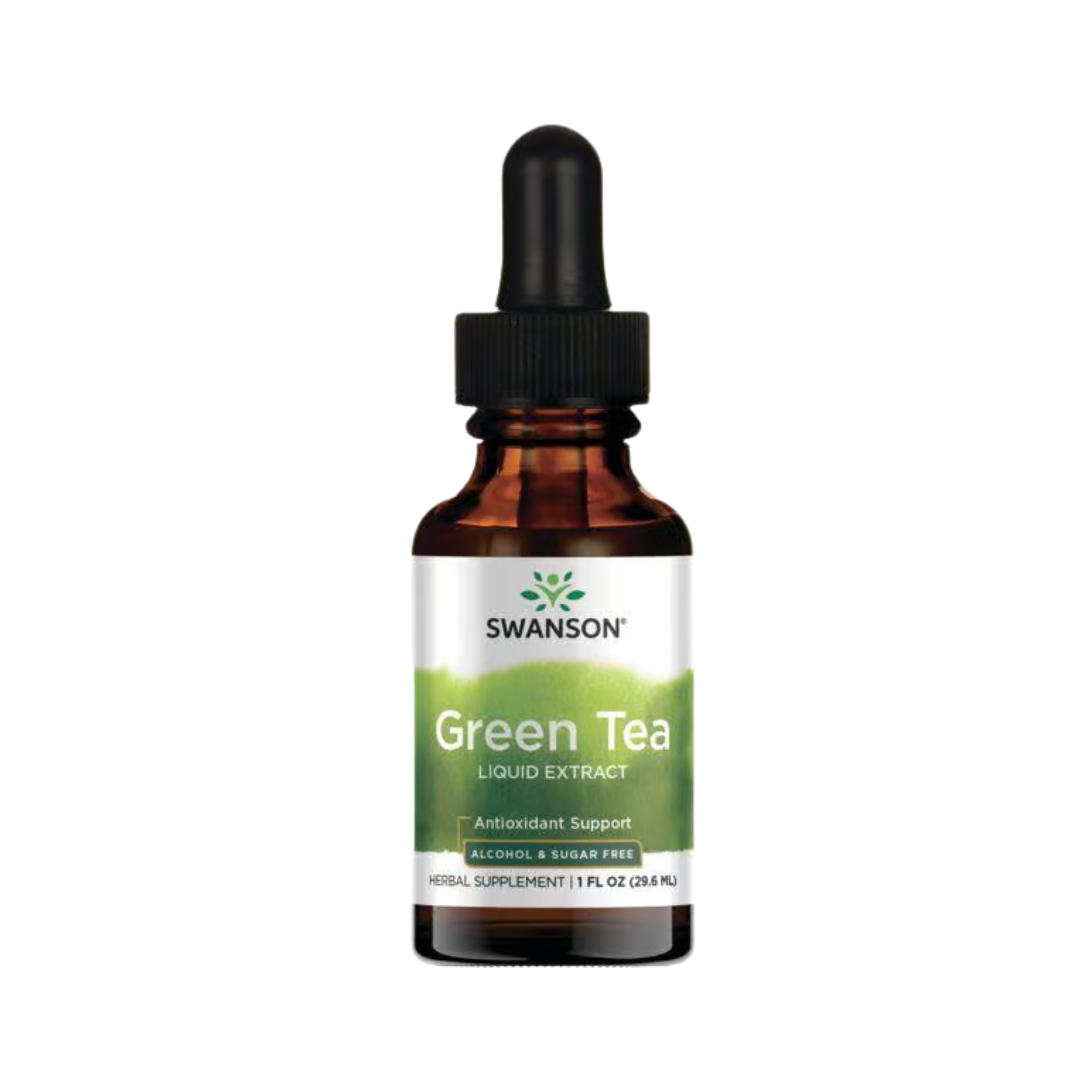 Swanson Extracto Líquido de Té Verde 29,6 ml · Antioxidante y Metabolismo
