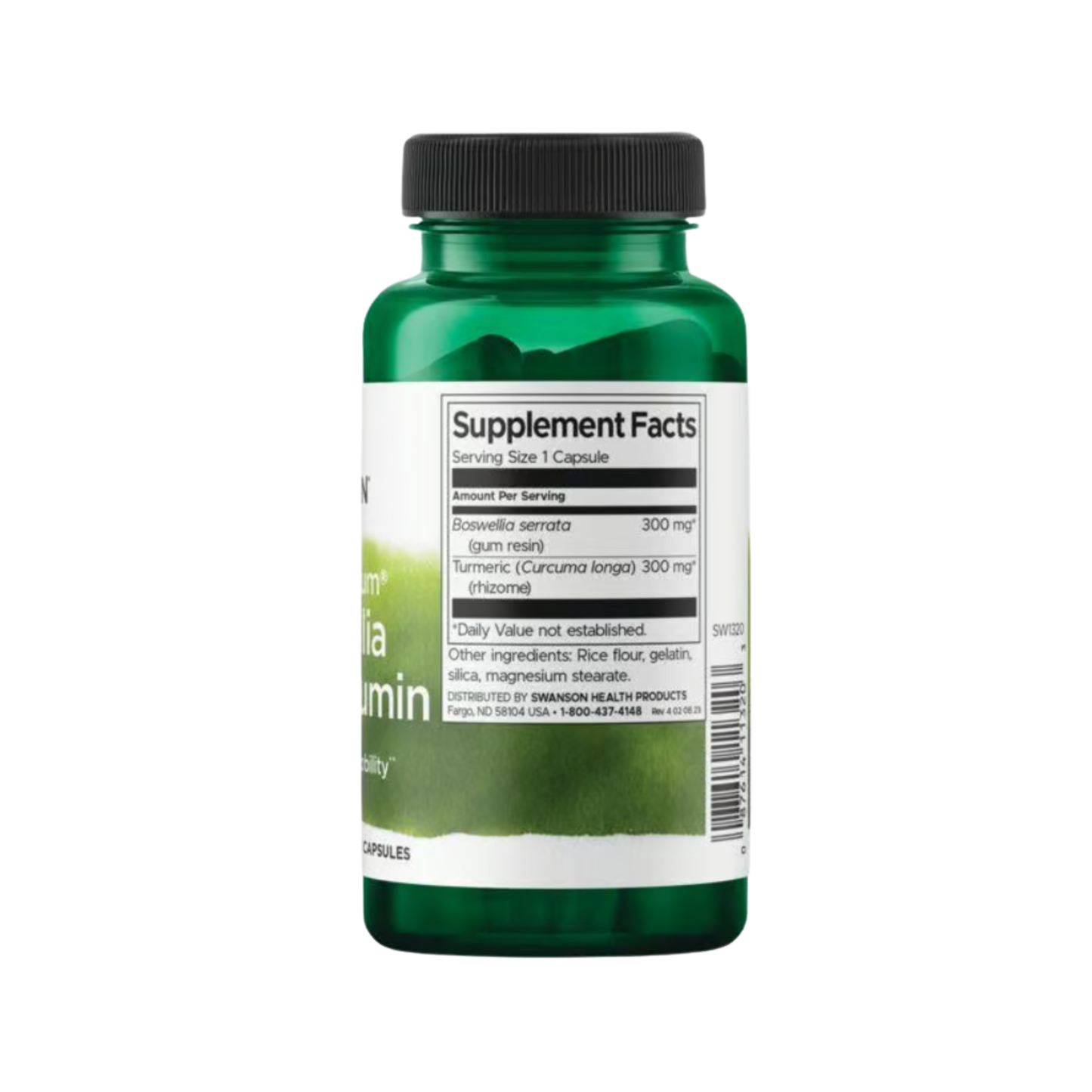 Swanson Full Spectrum Boswellia and Curcumin 300mg 60 Caps