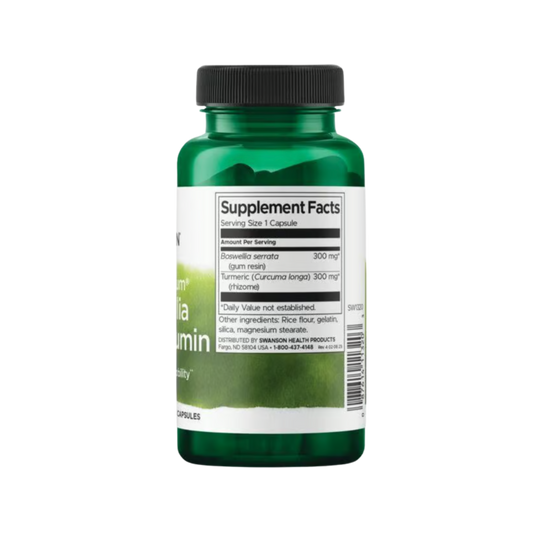 Swanson Full Spectrum Boswellia and Curcumin 300mg 60 Caps
