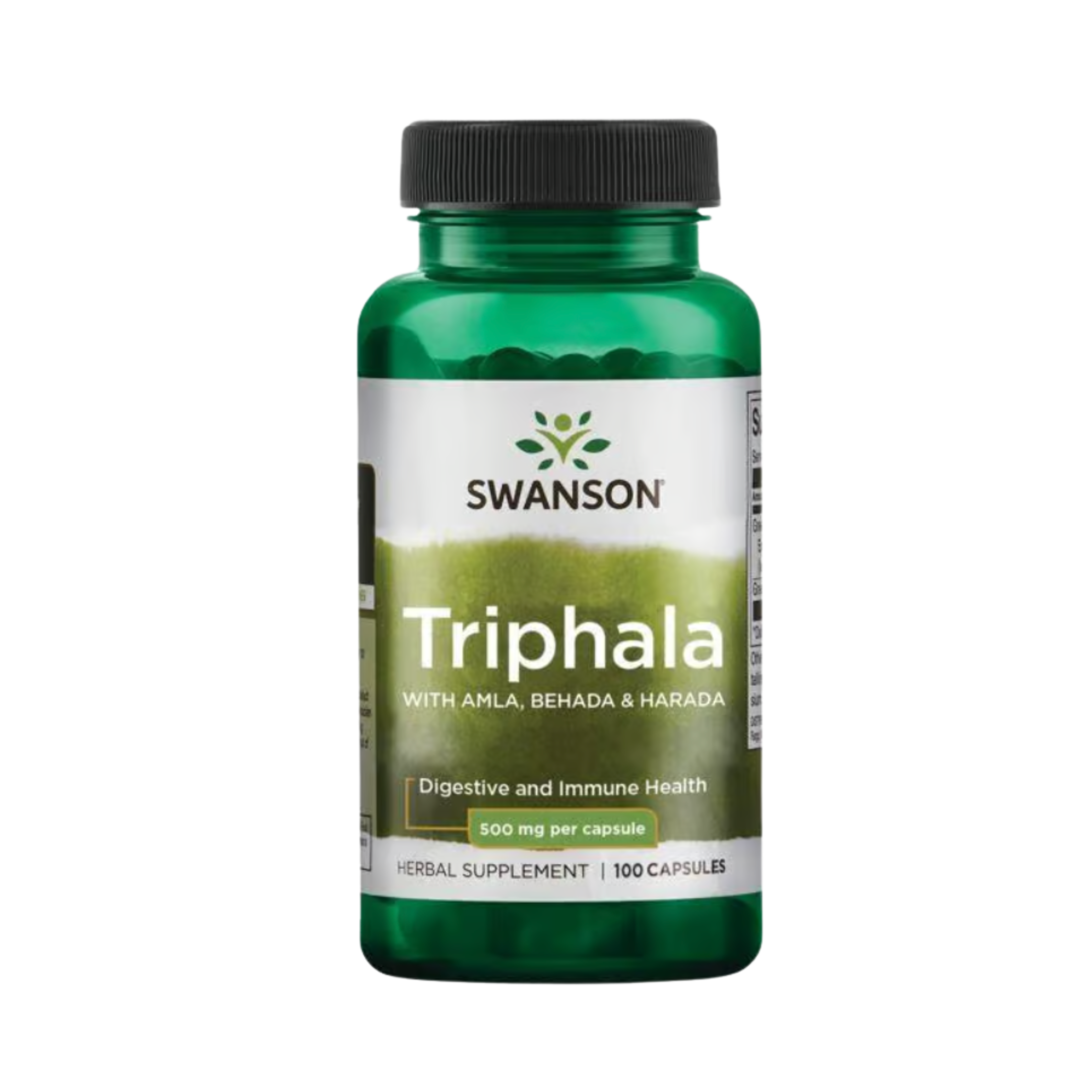 Swanson Premium Triphala with Amla Behada & Harada 500mg 100 Caps