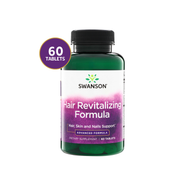 Swanson Hair Revitalizing Fórmula | 60 Tabletas · Cabello Fuerte y Saludable