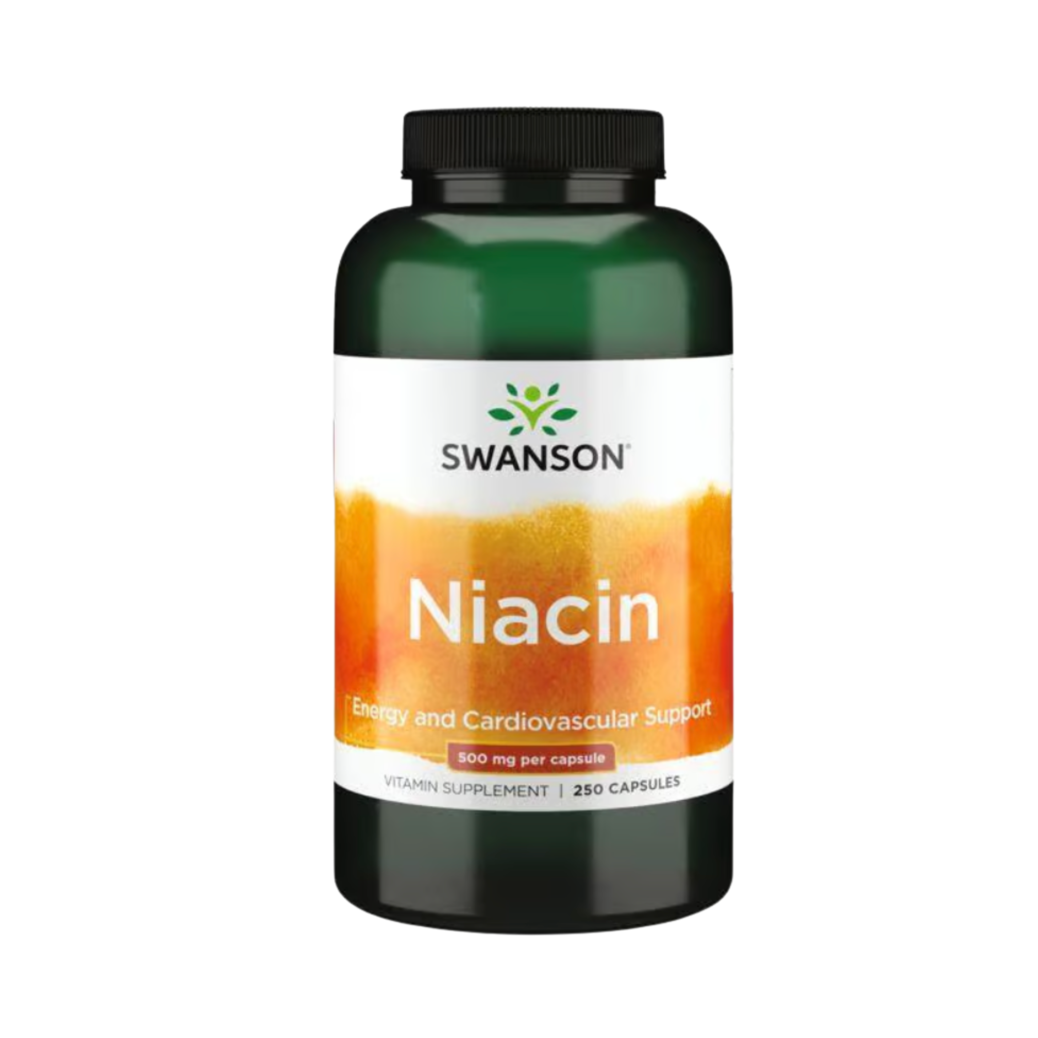 Swanson Premium Niacin (Vitamina B-3) 500mg 250 Caps