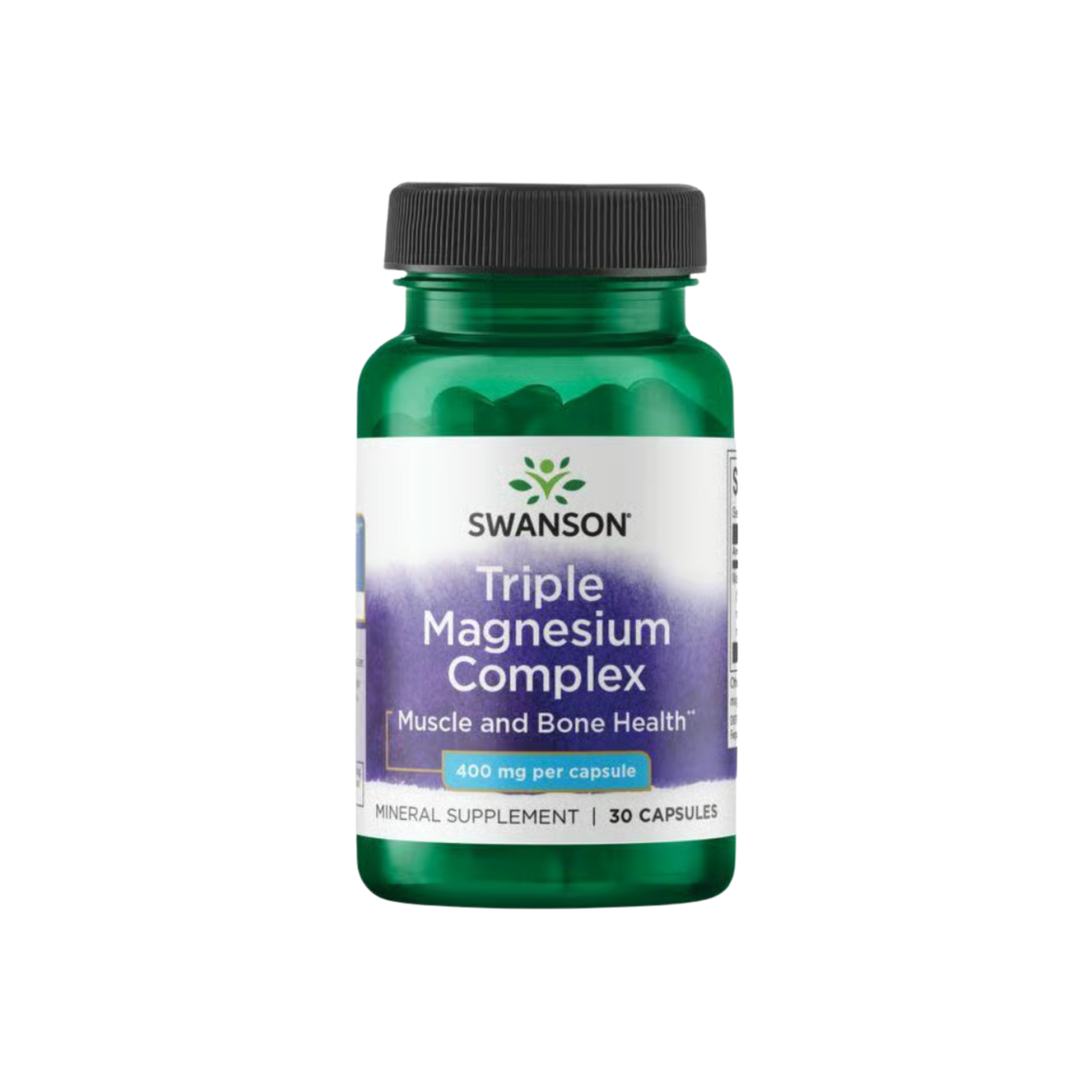 Swanson Triple Magnesium Complex 400 Mg 30 Caps