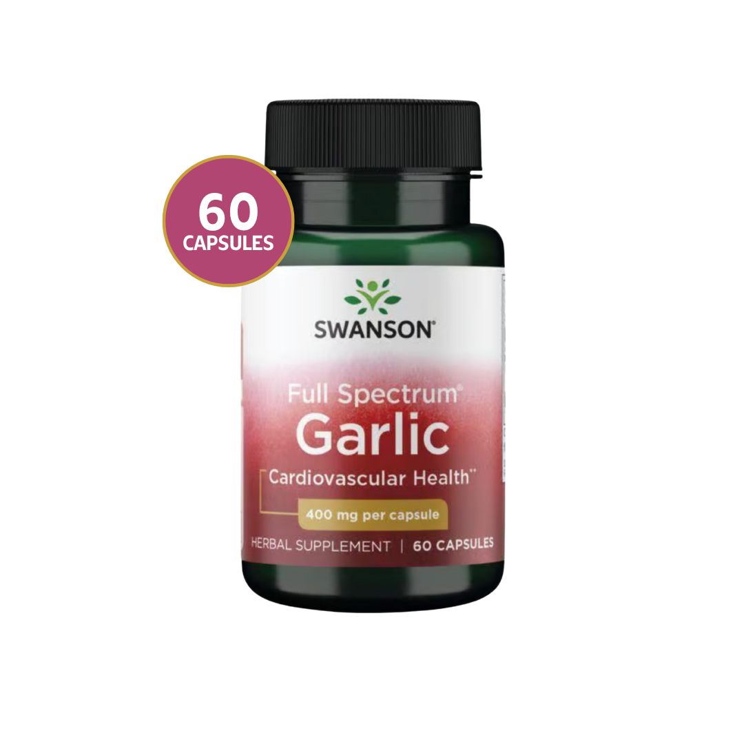 Swanson Full Spectrum Garlic 400 Mg 60 Caps