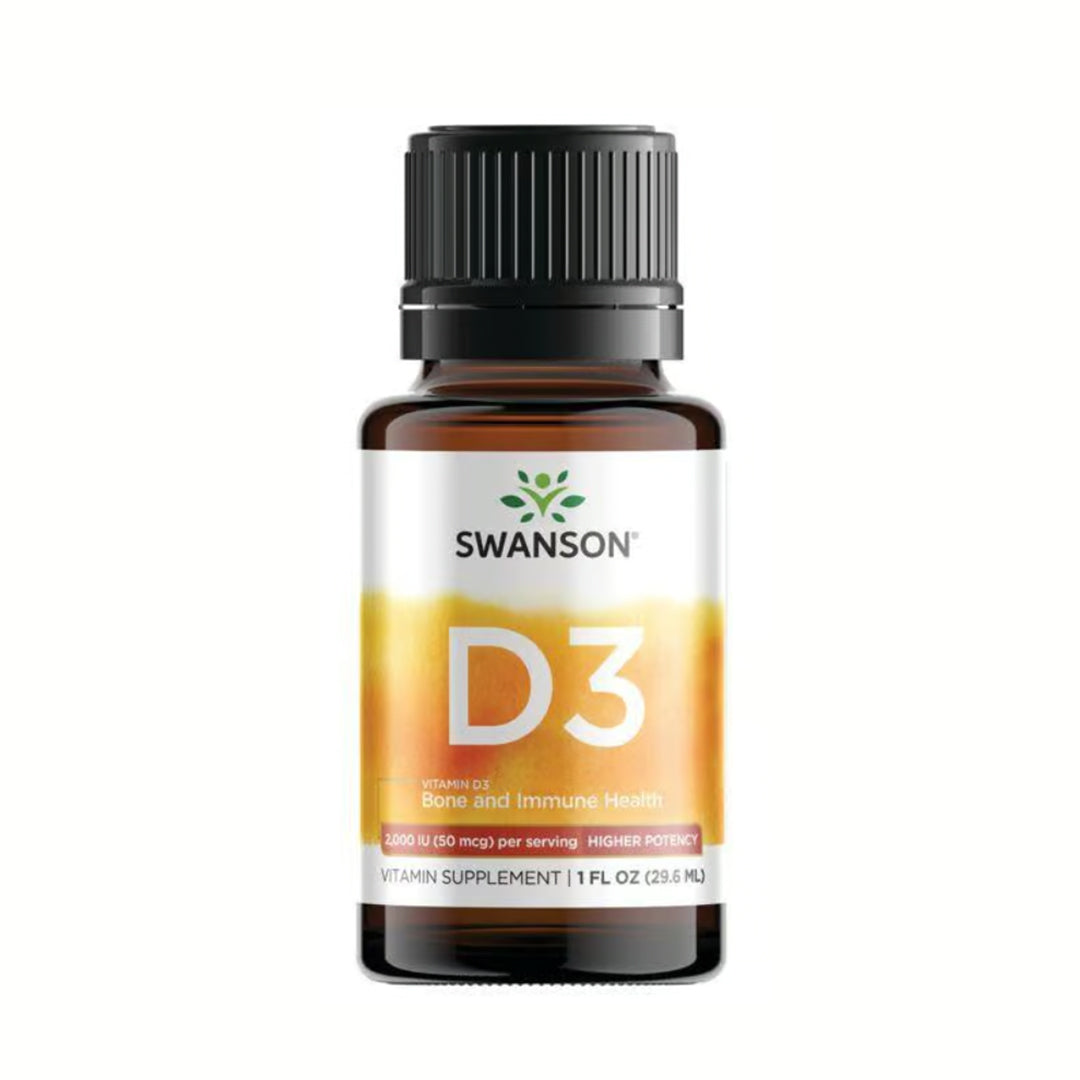 Swanson Vitamin D3 - Higher Potency 2.000 Iu (50 Mcg)