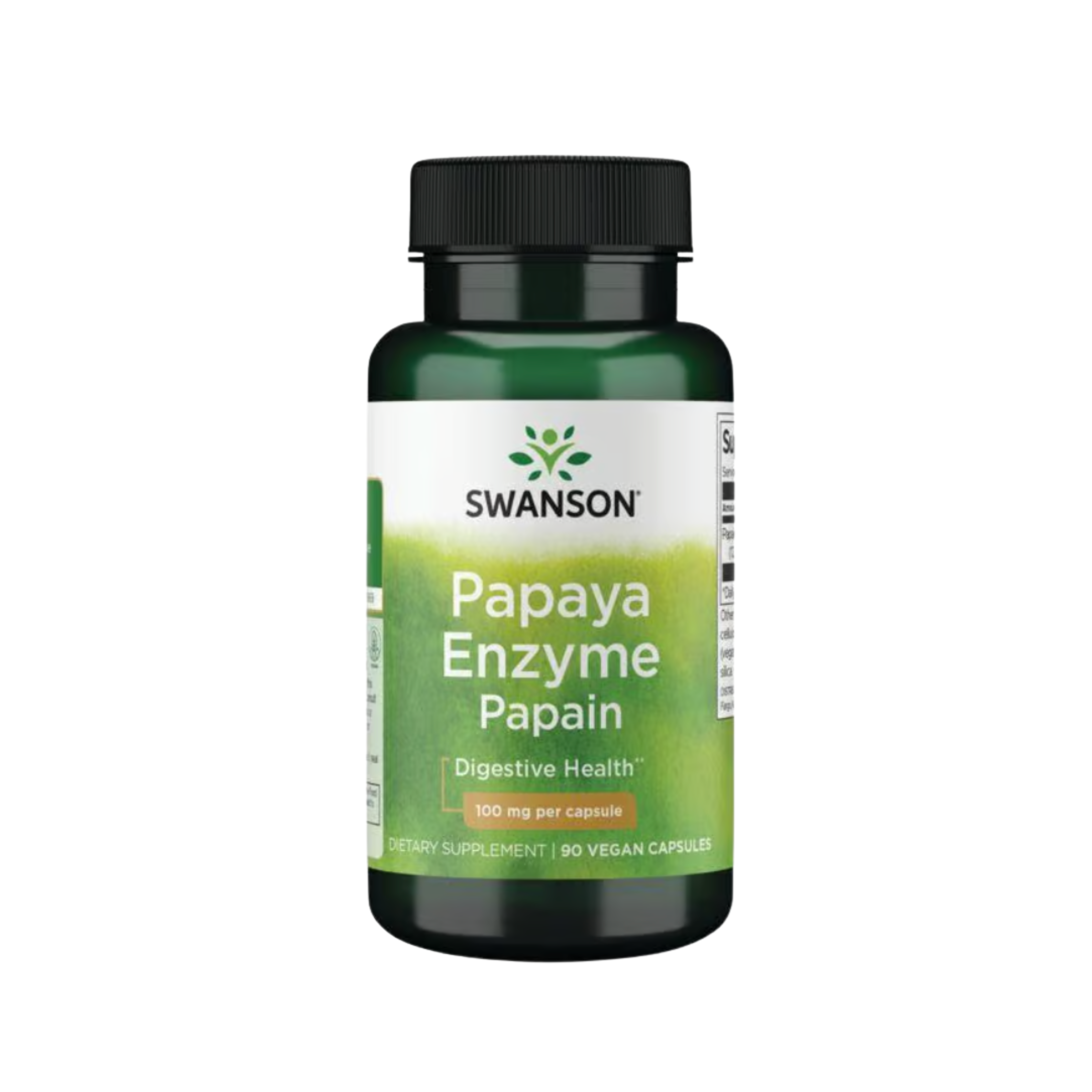 Swanson Papaya Enzyme Papain 100mg 90 Vegan Caps