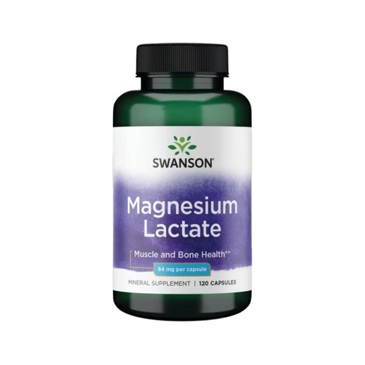 Swanson Magnesium Lactate 84 mg 120 Caps