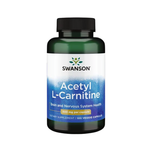 Swanson Acetyl L-Carnitine 500 mg 100 Veg Caps