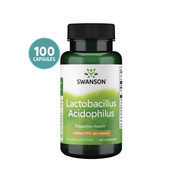 Swanson Lactobacillus Acidophilus 1 Billion CFU 100 Cápsulas | Probiótico