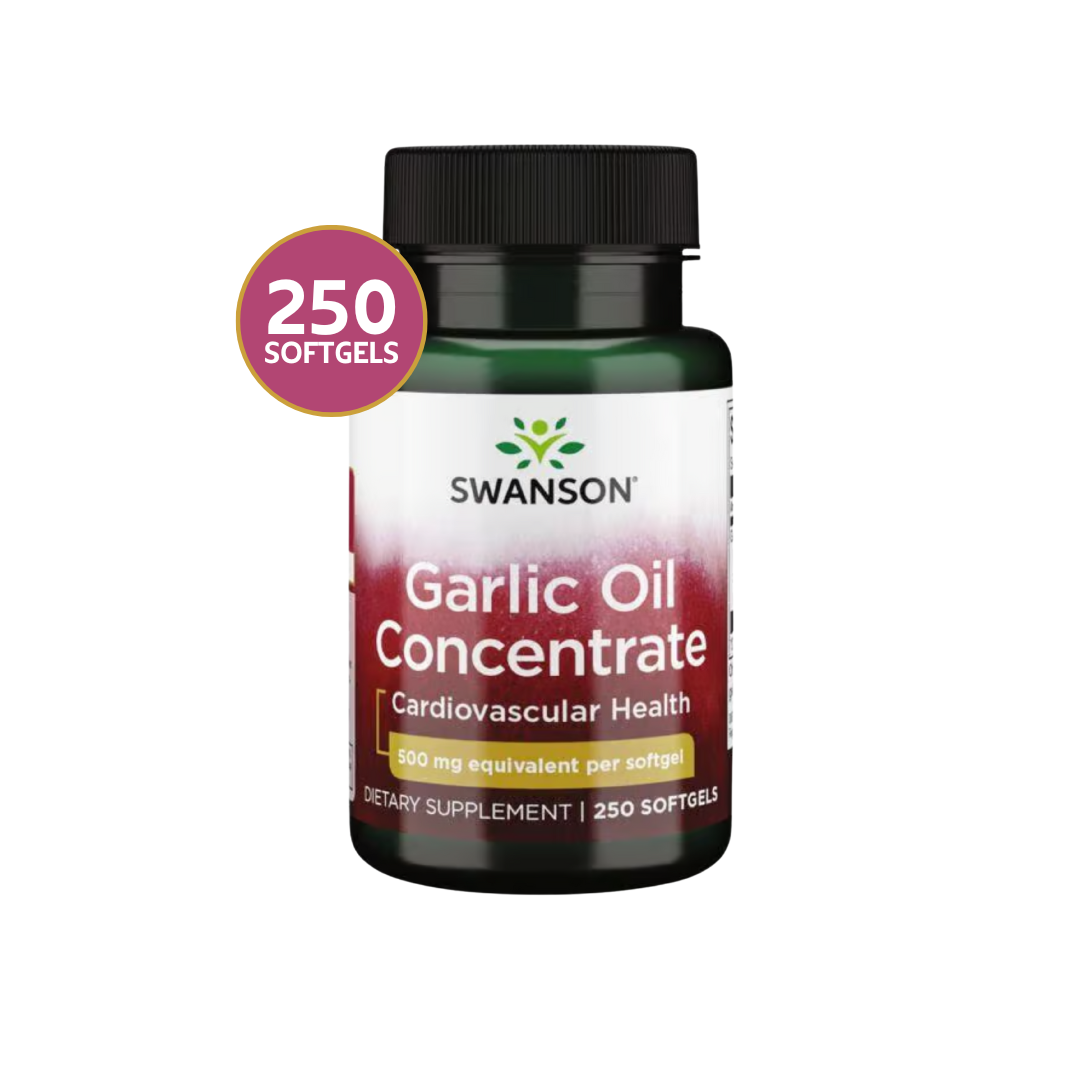 Swanson Garlic Oil Concentrate 500 Mg 250 Softgels