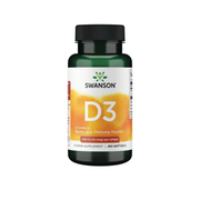 Vitamina D3 400 iu Swanson 10 mcg 250 Softgels
