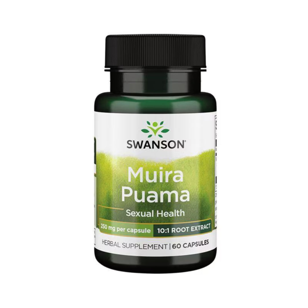 Swanson Muira Puama - Root Extract 250mg 60 Caps