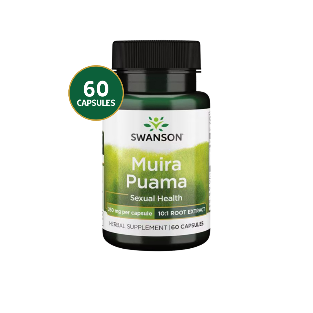 Swanson Muira Puama - Root Extract 250mg 60 Caps
