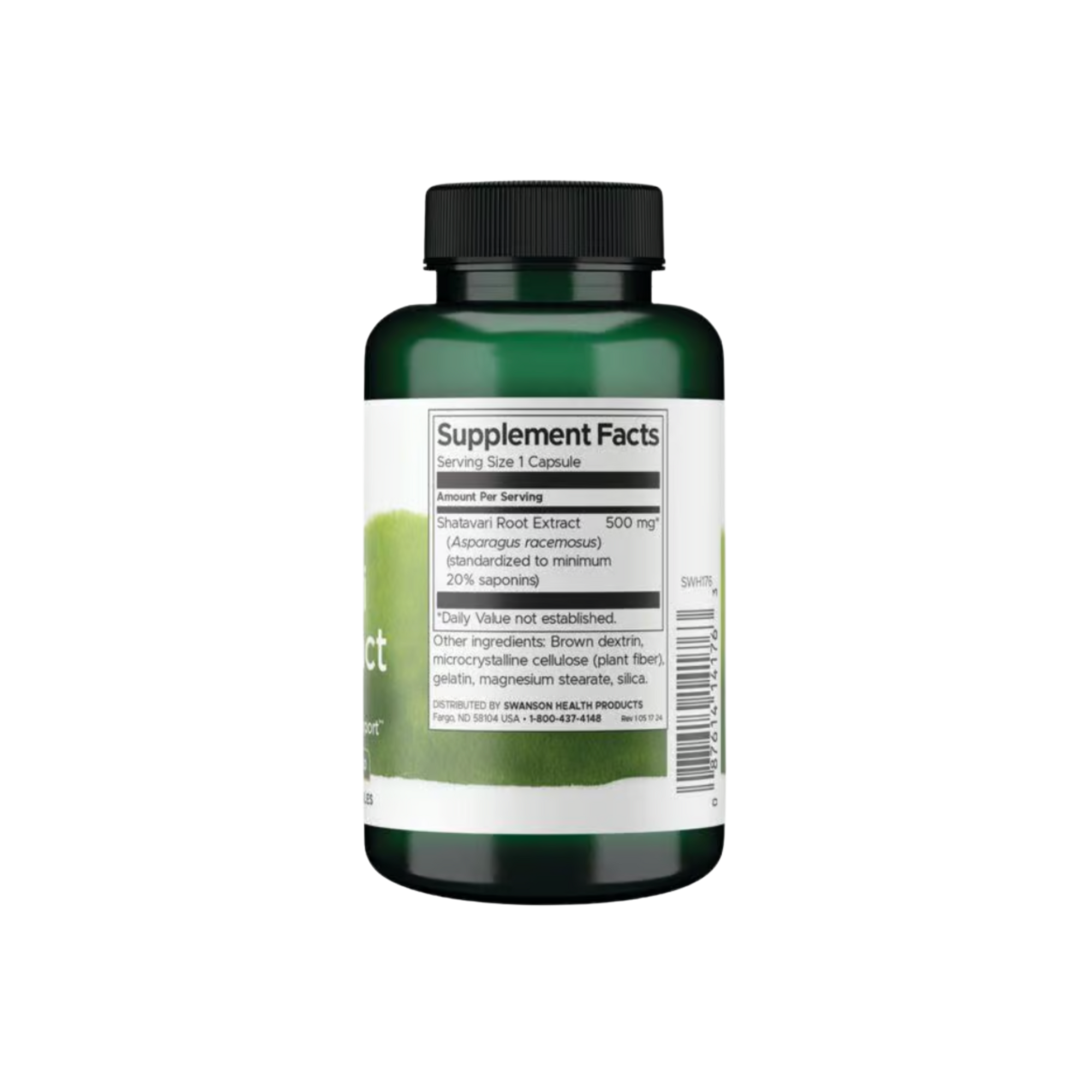 Swanson Shatavari Root Extract - Satandarized 500mg 120 Caps