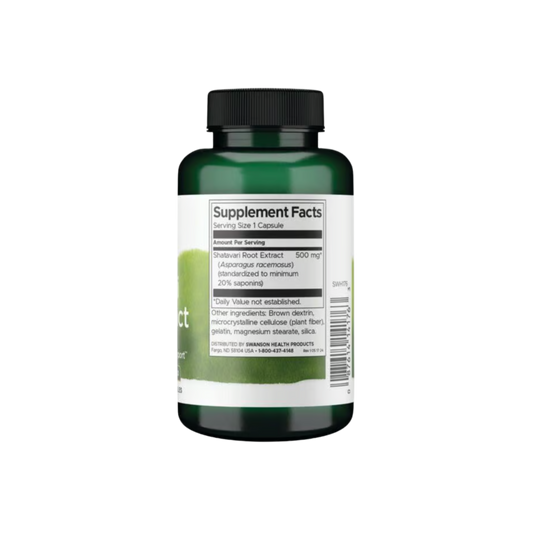 Swanson Shatavari Root Extract - Satandarized 500mg 120 Caps