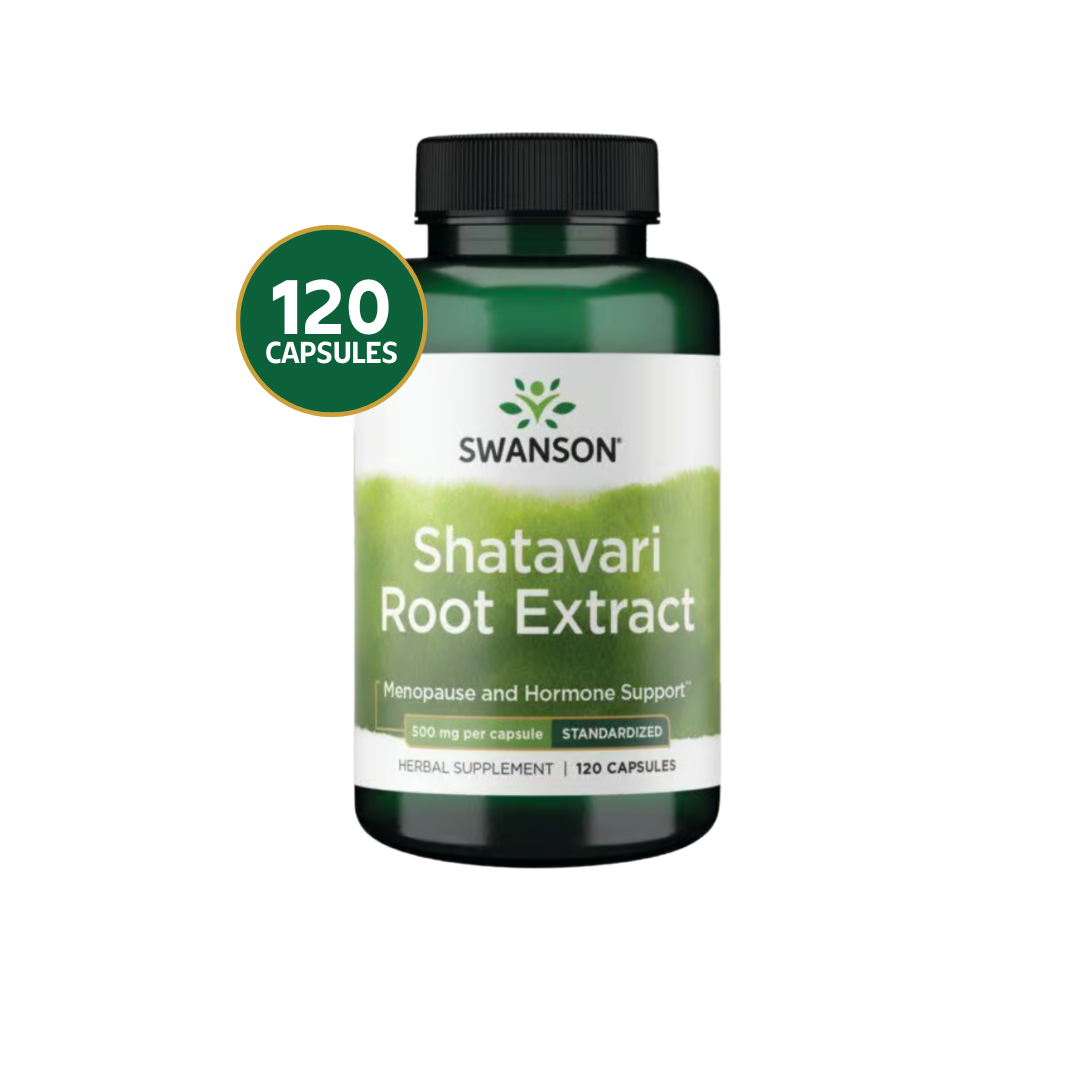 Swanson Shatavari Root Extract - Satandarized 500mg 120 Caps
