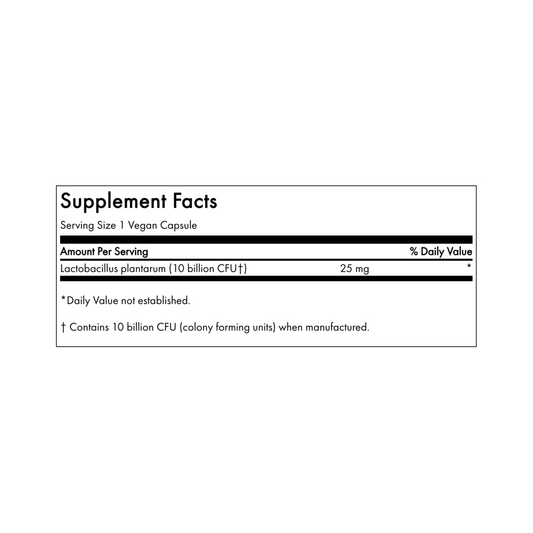 Swanson L Plantarum Probiotic 10 Billion Cfu 30 Veg Caps