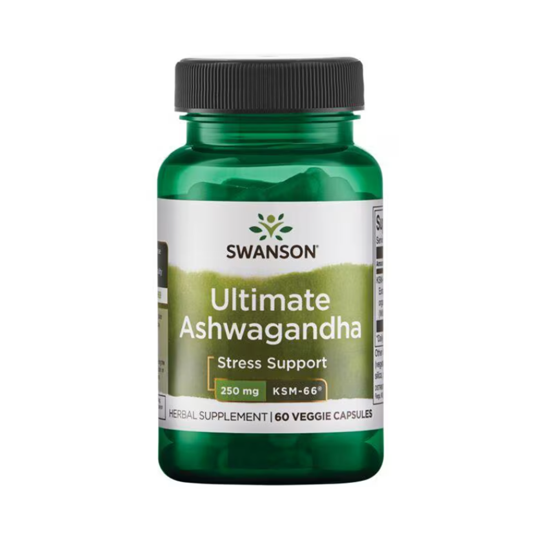 Swanson Ultimate Ashwagandha - Ksm 250mg 60 Veg Caps