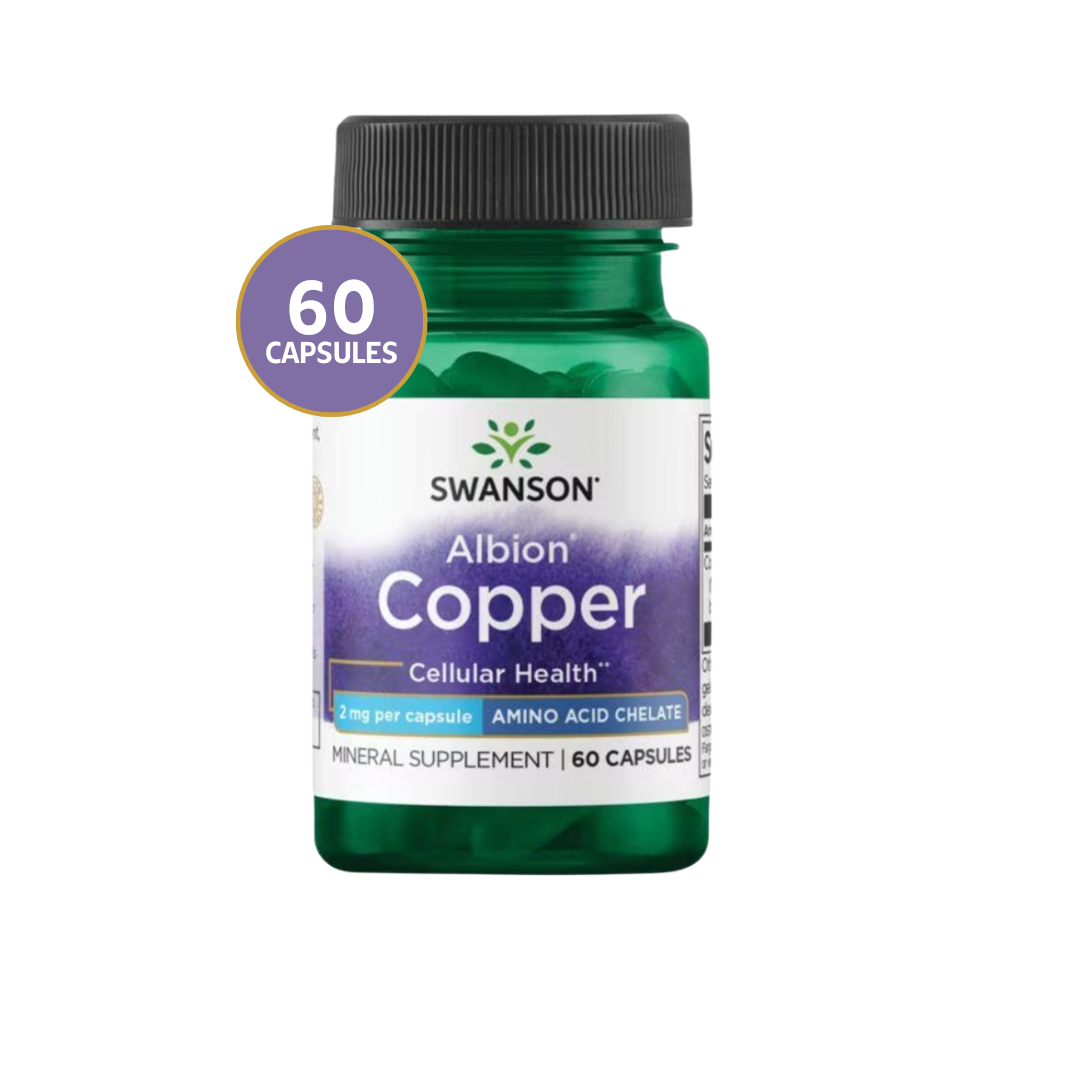 Albion Copper Swanson 2 mg 60 Capsulas