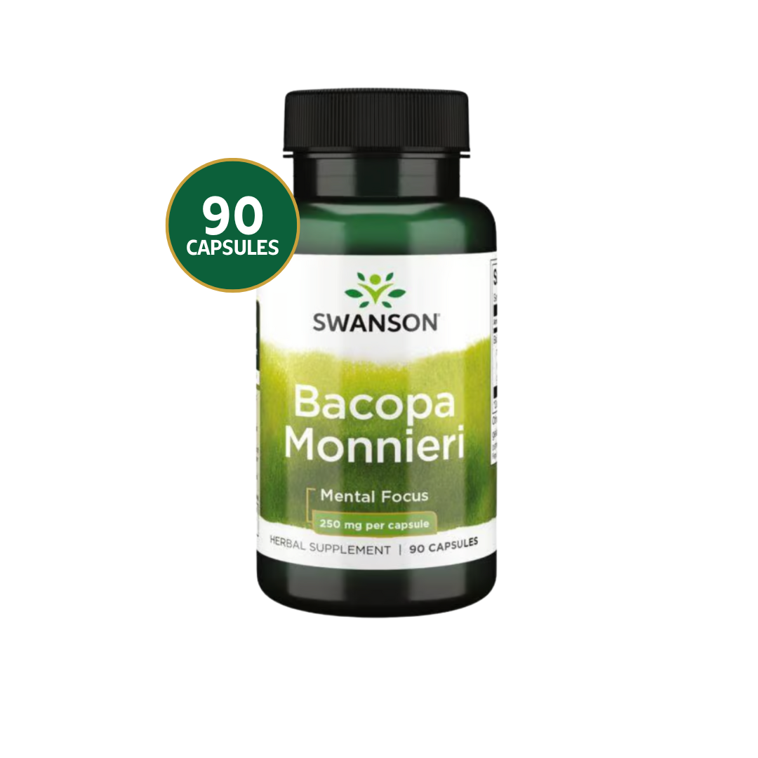 Bacopa Monnieri Swanson 250 mg 90 Capsulas