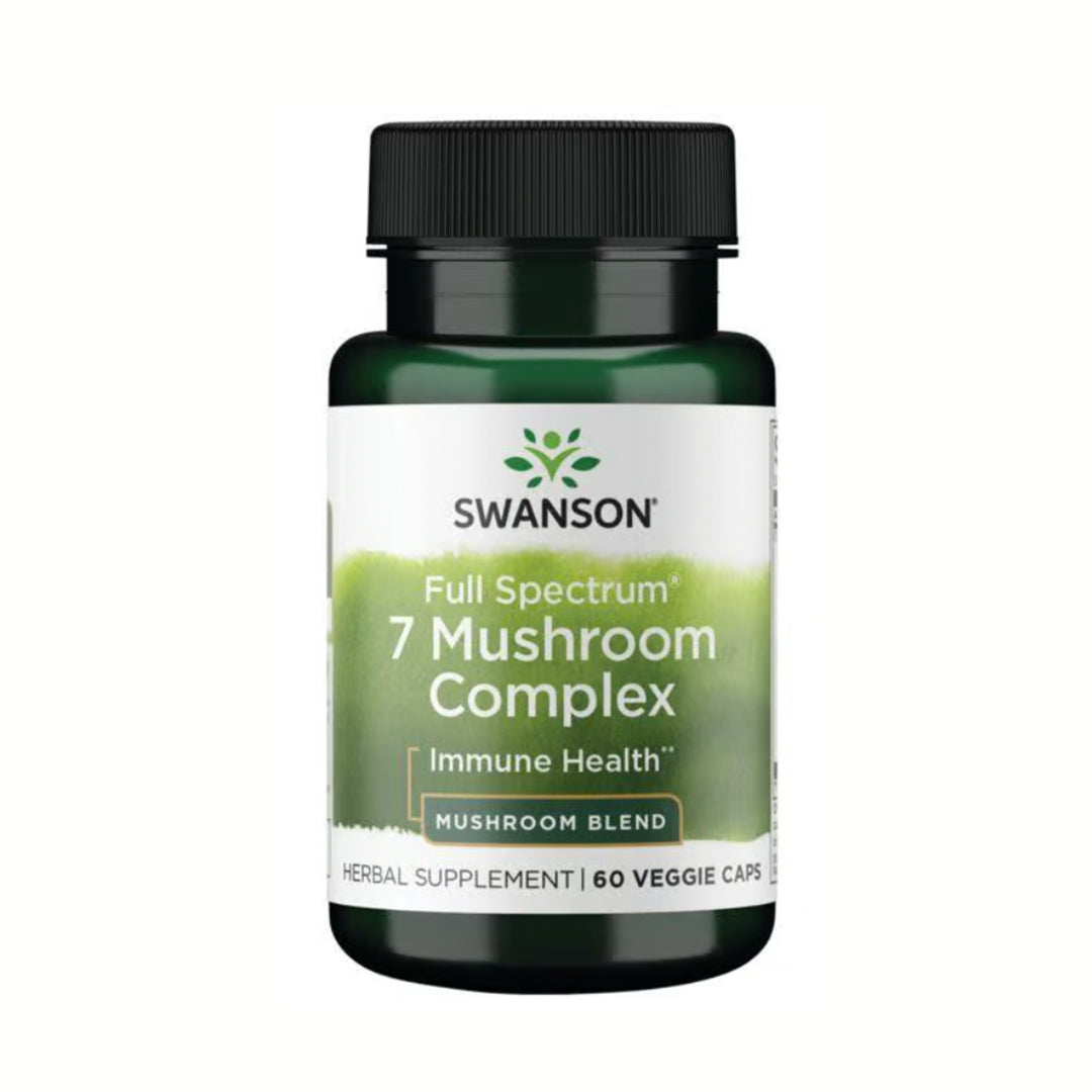 Swanson Full Spectrum 7 Mushroom Complex - 60 Veg Caps