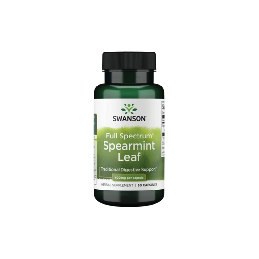 Swanson Full Spectrum Spearmint Leaf 400 Mg 60 Caps