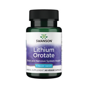 Swanson Lithium Orotate 5mg 60 Veg Caps