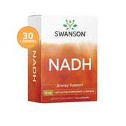 Swanson NADH Fast Acting Pastillas Mentoladas 10 mg | 30 Lozenges · Energía Celular