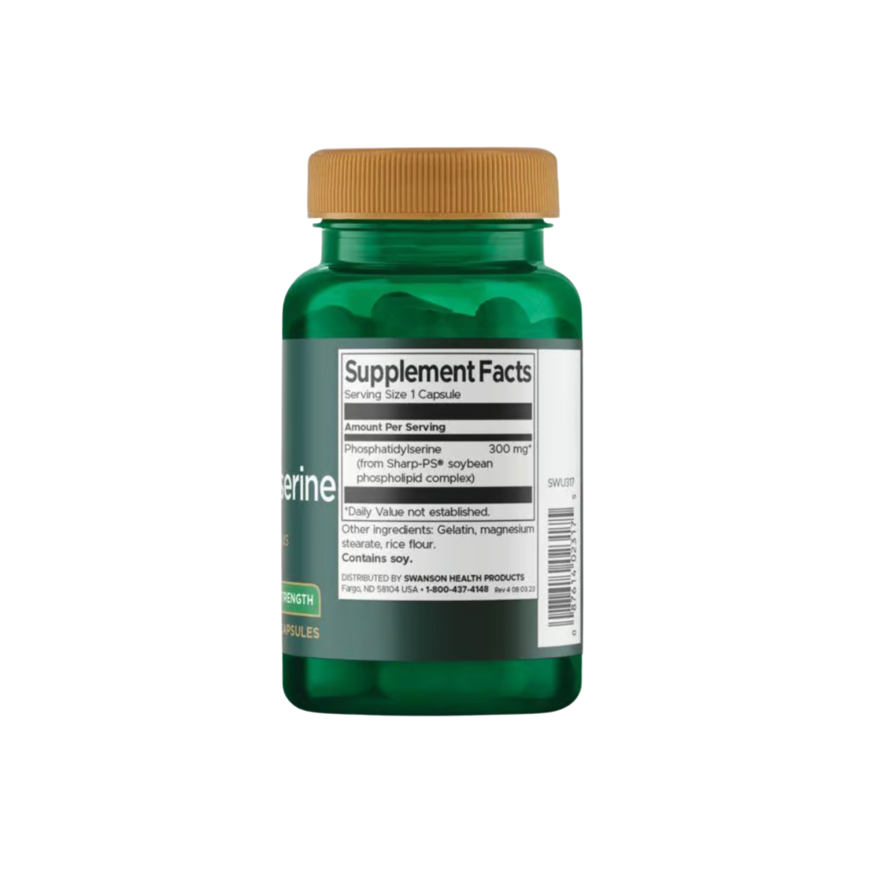 Swanson Phosphatidylserine - Triple Strength 300mg 30 Caps