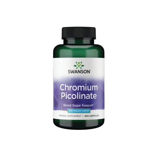 Swanson Chromium Picolinate 200mcg 200 Caps