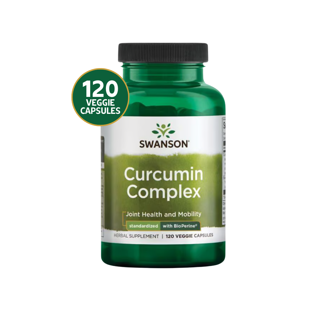 Swanson Curcumin Complex Standarized With Bioperine 120 Veg Caps