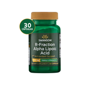 Swanson R-Fraction Ácido Alfa Lipoico 300 mg | 30 Cápsulas · Forma Activa Premium