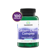 Swanson Citrato de Calcio Complex 250 mg | 100 Cápsulas · Salud Ósea Premium