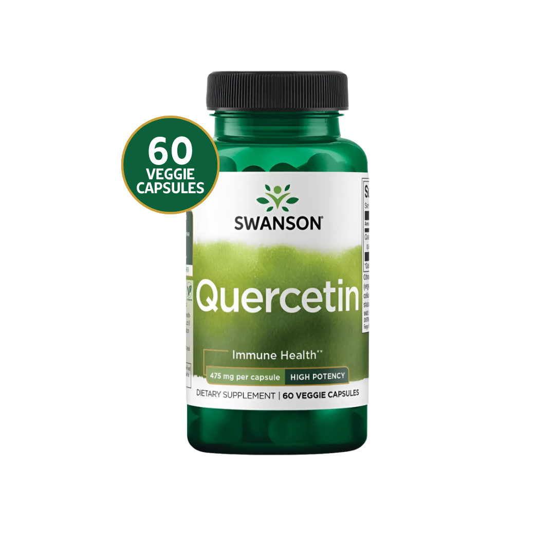 Swanson Quercetina - Alta Potencia 475mg 60 Veg Caps