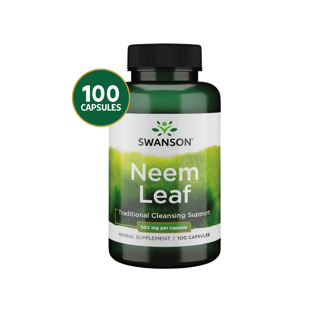 Swanson Neem Leaf 500 Mg 100 Capsulas