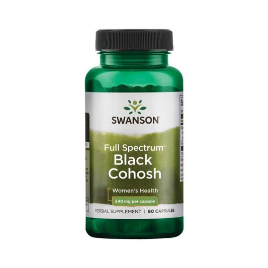 Swanson Full Spec Black Cohosh 540mg 60 Cápsulas