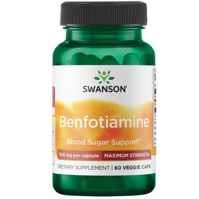 Swanson Benfotiamine 300mg 60 Veggie Caps