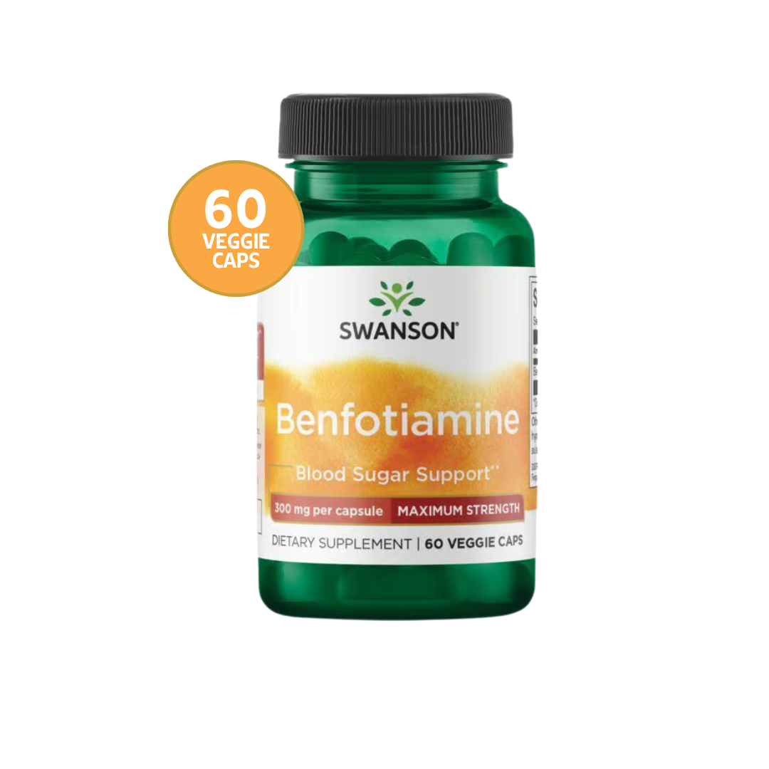 Swanson Benfotiamine 300mg 60 Veggie Caps