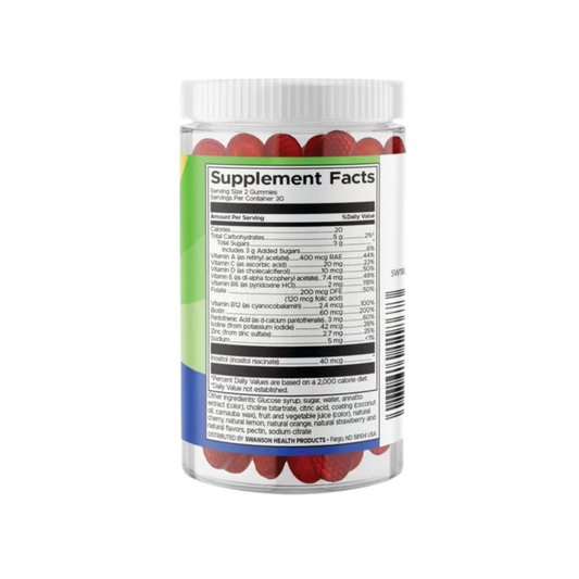 Swanson Kids Multivit Mixed Fruit 60 Gummies