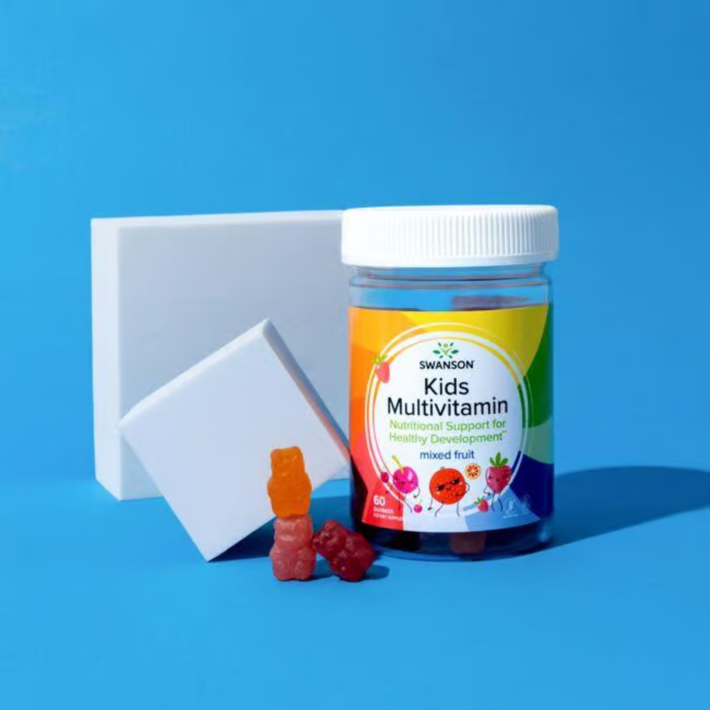 Swanson Kids Multivit Mixed Fruit 60 Gummies