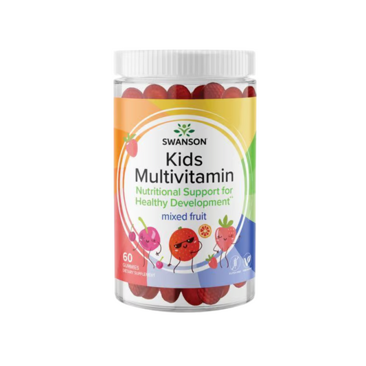 Swanson Kids Multivit Mixed Fruit 60 Gummies