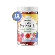 Swanson Kids Multivit Mixed Fruit 60 Gummies